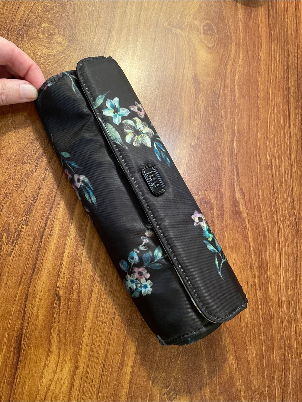 lug Black Floral Roll-Up Jewelry Case or makeup case?